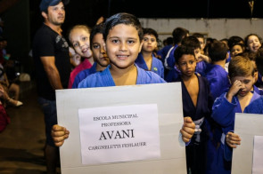 Escolas municipais participam do Festival de Judô do Clube Indaiá