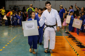 Escolas municipais participam do Festival de Judô do Clube Indaiá