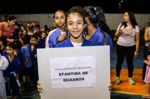 Escolas municipais participam do Festival de Judô do Clube Indaiá