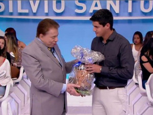 Silvio Santos e Bruno Callegari