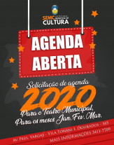 Secretaria de Cultura abre o agendamento do Teatro Municipal