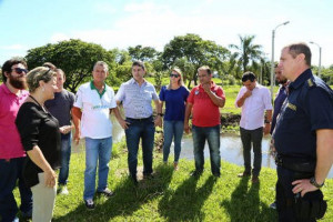 Secretários municipais envolvidos na Festa do Peixe