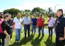 Secretários municipais envolvidos na Festa do Peixe