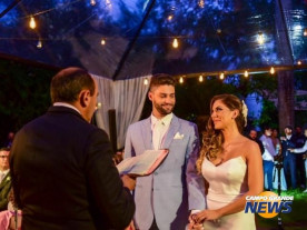 Munhoz diz “sim” no quintal da casa dos sogros em Campo Grande