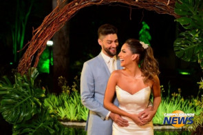 Munhoz diz “sim” no quintal da casa dos sogros em Campo Grande