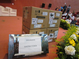 Délia Razuk recebe equipamentos do  Ministério da Saúde para Dourados