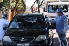 Barreiras sanitárias estão situadas em quatro pontos estratégicos da cidade