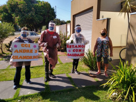 Servidores da Semas levam alegria a idosos "isolados"