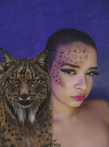 Jovem usa maquiagem para divulgar animais do Brasil e do mundo