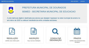 Prefeitura de Dourados abre nesta quarta matrícula da rede municipal de Educação