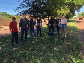 Rotary organiza limpeza e roçada para ajudar Dourados