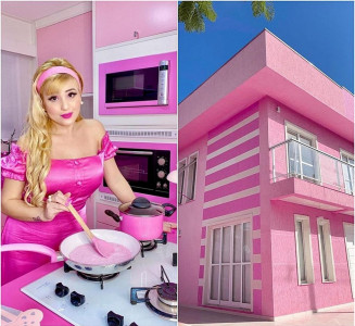 Paranaense se torna fenômeno na internet compartilhando rotina, looks e casa inspirada na Barbie