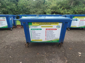 Dourados ganha mais um container para Ponto de Entrega Voluntária