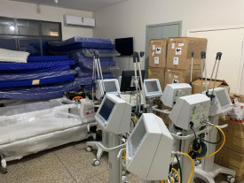 Hospital da Vida avança no processo de instalação dos novos leitos de UTI Covid-19