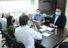 Alan Guedes se reuniu com representantes do Sebrae/MS para falar sobre o projeto