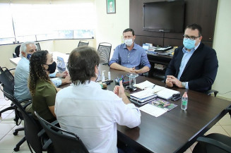 Alan Guedes se reuniu com representantes do Sebrae/MS para falar sobre o projeto