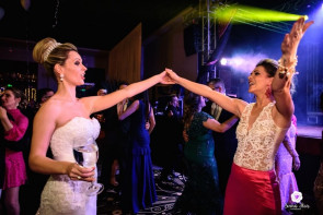 Casamento; A publicitária Flávia Pestana e o empresário Fábio Chagas recebeu seus convidados na última sexta