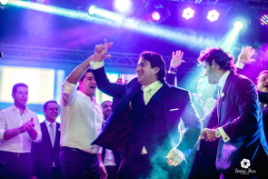 Casamento; A publicitária Flávia Pestana e o empresário Fábio Chagas recebeu seus convidados na última sexta