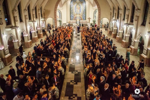 Casamento; A publicitária Flávia Pestana e o empresário Fábio Chagas recebeu seus convidados na última sexta