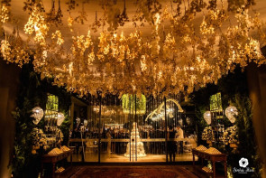 Casamento; A publicitária Flávia Pestana e o empresário Fábio Chagas recebeu seus convidados na última sexta