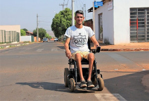 'Passoka' ficou paraplégico devido a um acidente de trânsito ocorrido em 2016