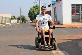 'Passoka' ficou paraplégico devido a um acidente de trânsito ocorrido em 2016
