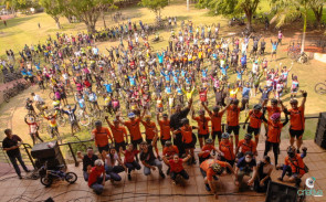 Pedal turístico atraiu centenas de ciclistas em Dourados