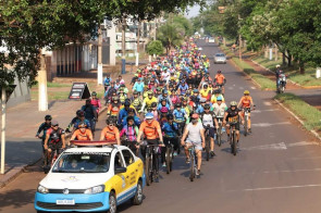 Pedal turístico atraiu centenas de ciclistas em Dourados