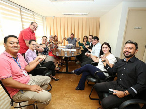 Legenda: Reunião firmou parceria entre Câmara Municipal e OAB/  Crédito: A. Frota
