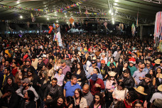 Recinto ficou tomado nas três noites de festa (Foto: Assecom)