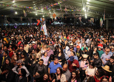 Recinto ficou tomado nas três noites de festa (Foto: Assecom)