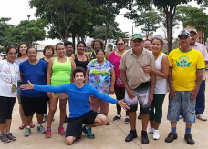 O trabalho é realizado pelo profissional de Educação Física Pedro Trotta e pela fisioterapeuta Valéria d´Alkmin