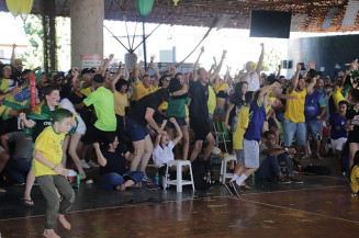 Torcida deve lotar mais uma vez o Jorjão para acompanhar o Brasil na Copa do Mundo (Foto: Assecom)