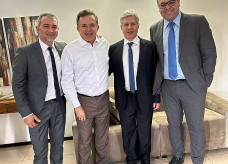 Prefeito de Dourados Alan Guedes foi recebido pelo deputado Vander Loubet, ministro Paulo Teixeira (Desenvolvimento Agrário) e Edegar Pretto (Conab)