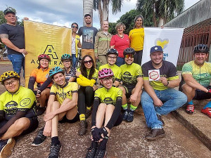 Mobilização reuniu grupos de ciclistas de Dourados e região que compareceram ao Hemocentro para doação de sangue (Fotos: Agetran/Assecom)