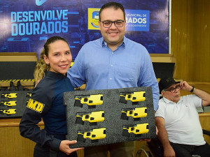 O equipamento é o mais moderno da atualidade usado pelas principais polícias Norte Americanas e Europeias