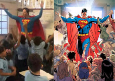 O advogado Leonardo Muylaert encara o Superman brasileiro e teve ações solidárias reconhecidas pela DC Comics. - Foto: arquivo pessoa/Reprodução DC Comics
