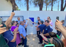 Pista recebe o nome de Kesayoshi Anze, um dos fundadores do Clube Nipo-Brasileiro (Foto: Rodrigo Pirola/Prefeitura de Dourados)