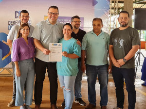 Após assinatura, obras começam nos próximos dias e devem durar oito meses (Foto: Marcos Macedo/Prefeitura de Dourados)