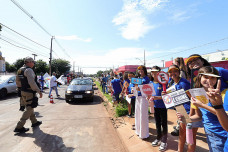 Escola Municipal Professora Avani Cargnelutti Fehlauer realiza entre os alunos projeto de educação no trânsito. Foto: A. Frota