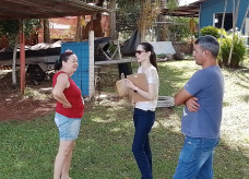 Técnicos da Semdes aproveitam visitas a propriedades rurais e orientam para o cadastramento no Cadastur. Foto: Semdes/Divulgação