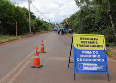 Rua Aurora Augusta de Matos, próximo a Unigran, ficará interditada para receber melhorias preventivas da Prefeitura de Dourados. Foto: A. Frota