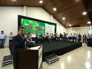 Na abertura oficial da Expoagro, o prefeito Marçal Filho exaltou o protagonismo de Dourados e do Estado no agro nacional. Foto: A. Frota