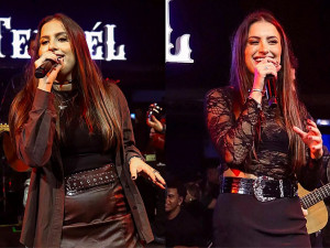 As gêmeas Julia & Rafaela abrem os shows na noite de sexta-feira (13). Foto: Divulgação