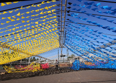 Montagem da estrutura de palco e de estandes da festa Junina segue para a etapa final – Fotos: A. Frota