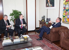 Secretário José Elias foi recebido pelo ministro Blairo Maggi na manhã desta quinta-feira, em Brasília