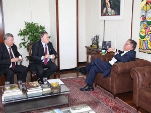 Secretário José Elias foi recebido pelo ministro Blairo Maggi na manhã desta quinta-feira, em Brasília