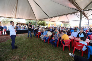 Prefeito Marçal Filho discursa durante festividade em comemoração ao Dia da Agricultura Familiar. Foto: A. Frota