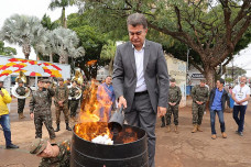 Acendimento da Chama da Pátria ocorreu na