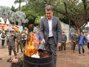 Acendimento da Chama da Pátria ocorreu na